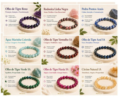 Pulseira CalmMind™ – Equilíbrio Natural para Mente e Emoções
