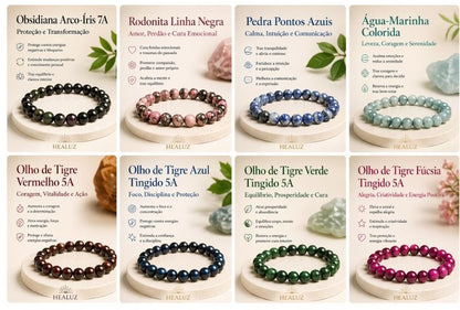 Pulseira CalmMind™ – Equilíbrio Natural para Mente e Emoções