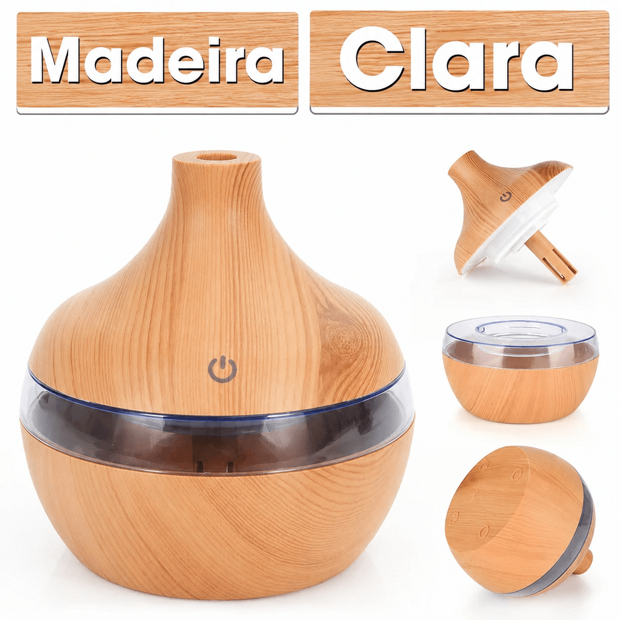 AuraZen™ Difusor Ultrassônico de Bem-Estar