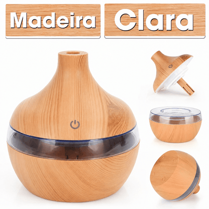 AuraZen™ Difusor Ultrassônico de Bem-Estar