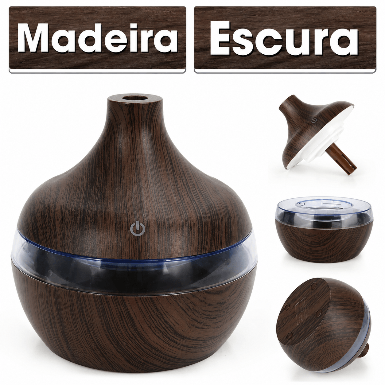 AuraZen™ Difusor Ultrassônico de Bem-Estar