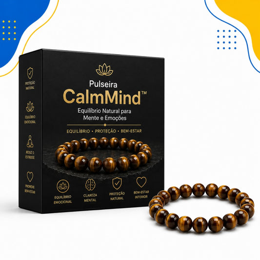 Pulseira CalmMind™ – Equilíbrio Natural para Mente e Emoções