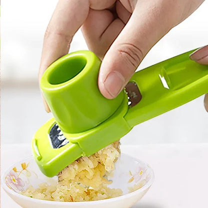 Multi-Functional Garlic Crusher & Ginger Grinder – Manual Hand Tool
