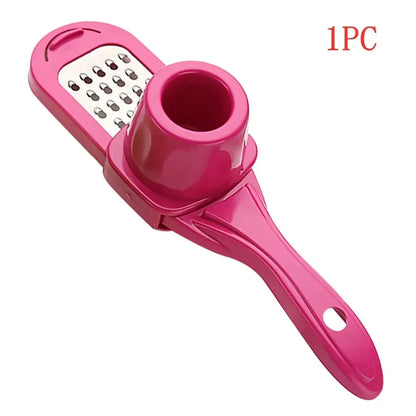 Multi-Functional Garlic Crusher & Ginger Grinder – Manual Hand Tool