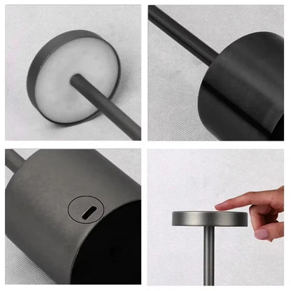 Simple Touch Sensor LED Table Lamp – Rechargeable & Elegant