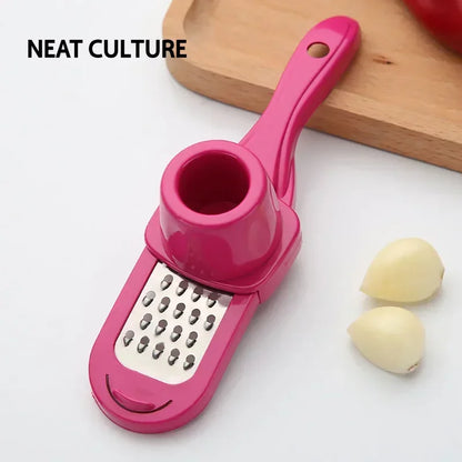 Multi-Functional Garlic Crusher & Ginger Grinder – Manual Hand Tool