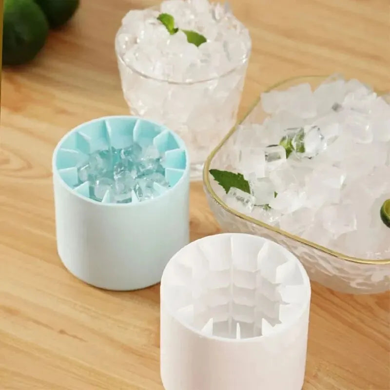Round Silicone Ice Cube Mold – Compact, Creative & Refreshing