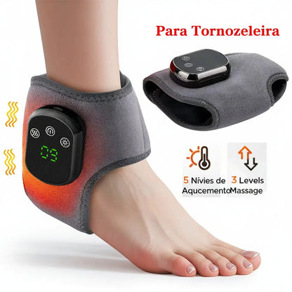CalmaPulse™ Aquecimento e vibração para aliviar a tensão dos punhos e tornozelos no conforto de casa