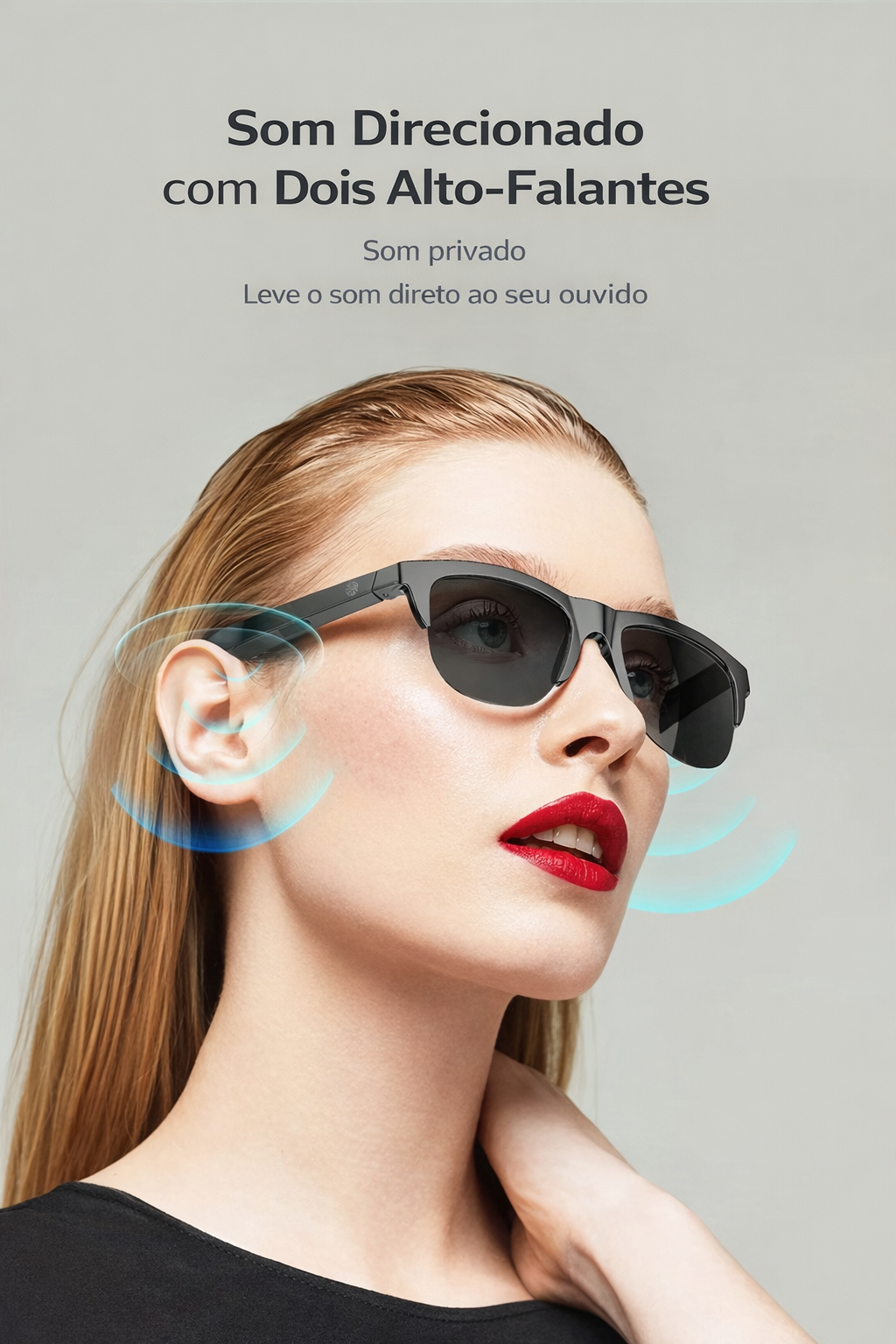 VisionBeat™ – Óculos Inteligentes com Áudio Bluetooth