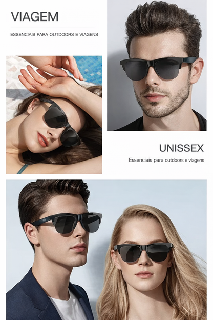 VisionBeat™ – Óculos Inteligentes com Áudio Bluetooth