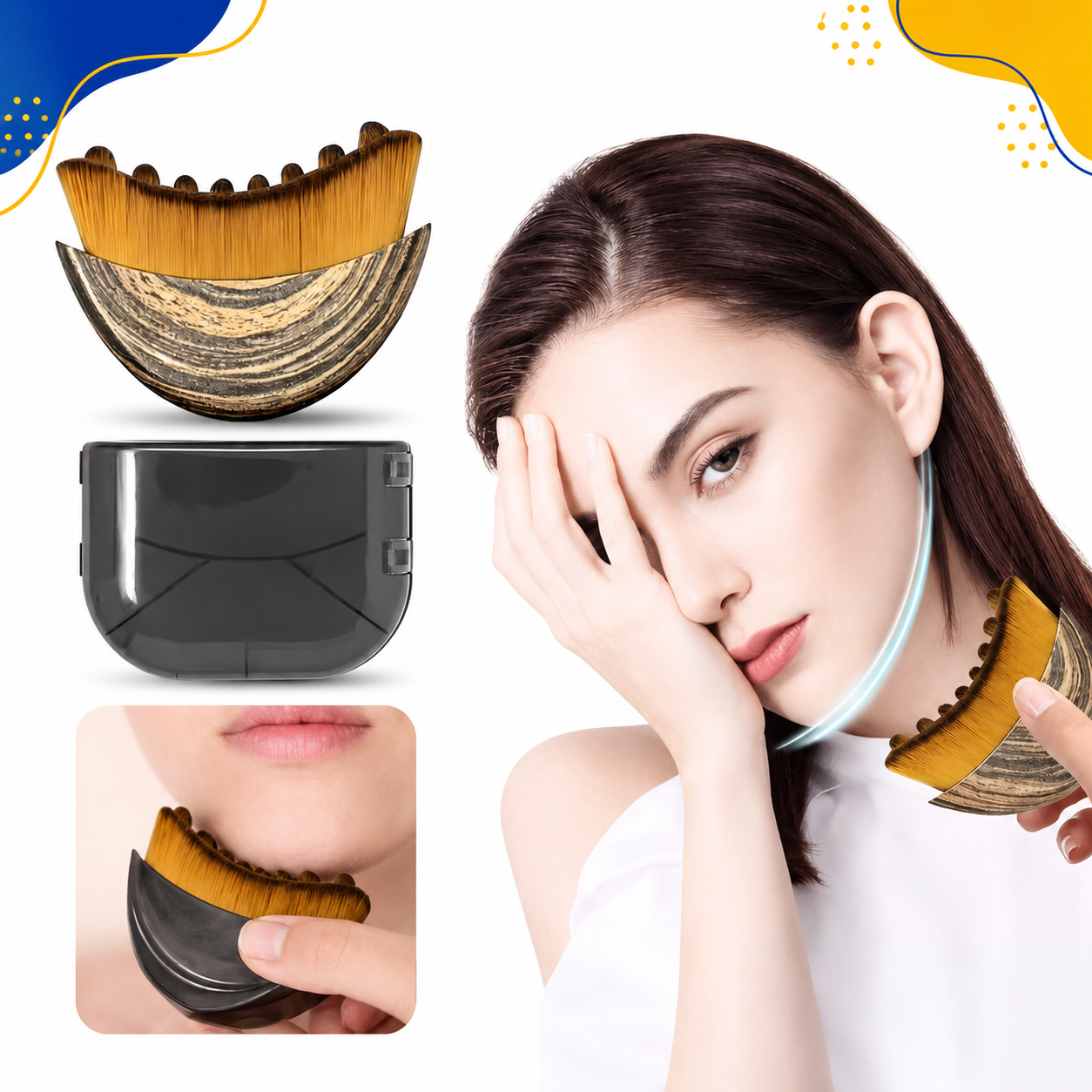 LumiContour™ – Escova Facial de Drenagem e Definição